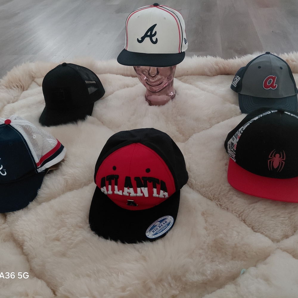 Atlanta Themed Baseball Caps Collection